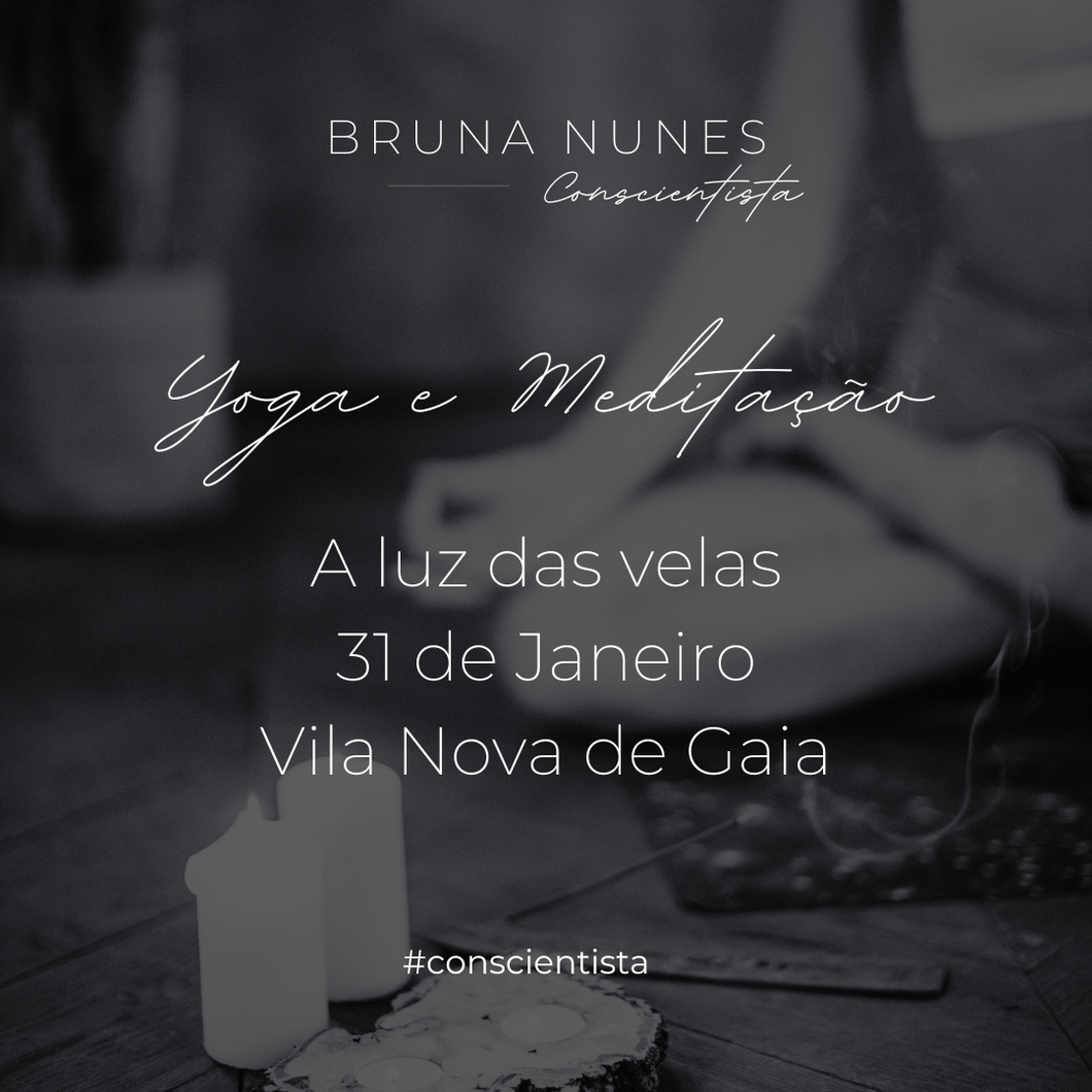 Yoga e Meditação à Luz de Velas - 31 de Janeiro